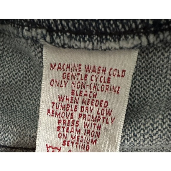 Nine &Co  by Nine West Women’s 12 Light Wash Blue Denim Jacket Embroider Pocket - Picture 6 of 7